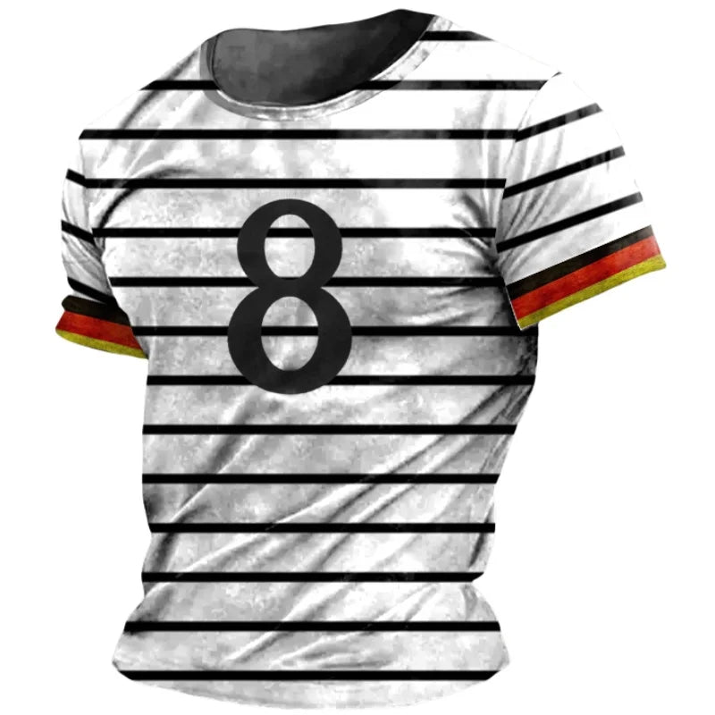 T-shirt with German flag print