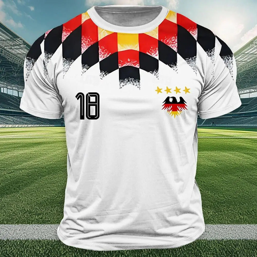 T-shirt with German flag print