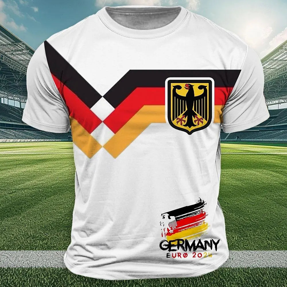T-shirt with German flag print