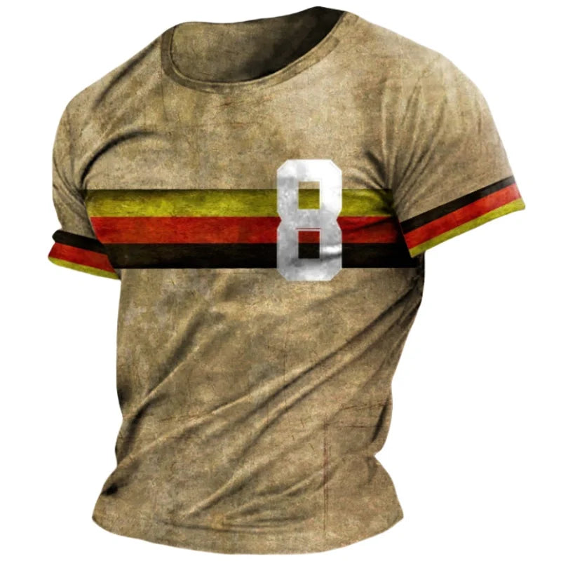 T-shirt with German flag print